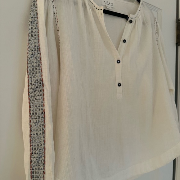 VELVET white top - Picture 3 of 7